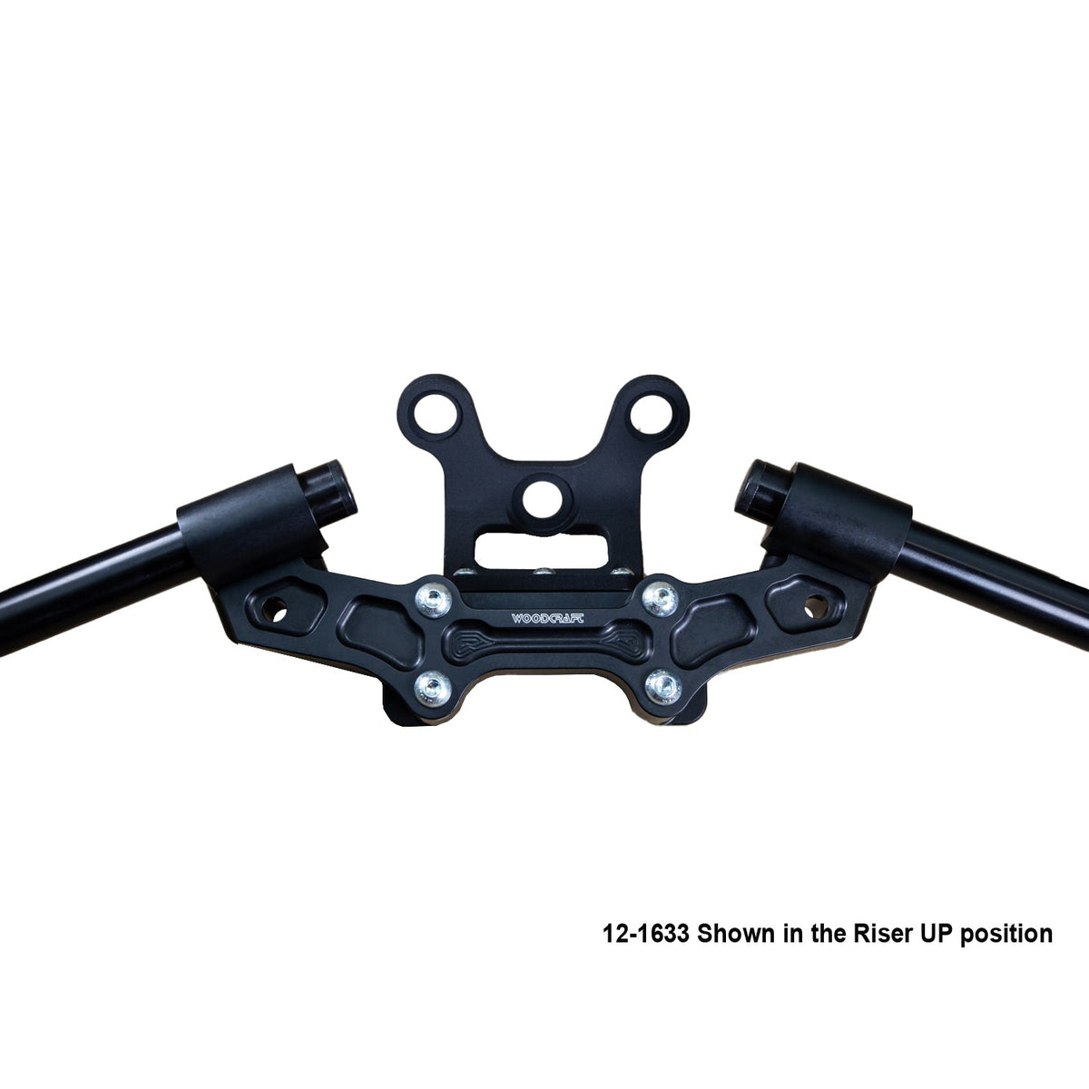 Woodcraft Clip-On Adapter Plate w/ Gauge Mount 18-21 Ducati Monster 797/821 | 1 inch Standard Rise w/ BXL Bars
