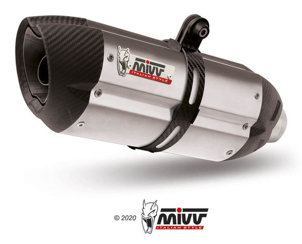 MIVV Suono Stainless Steel Slip-On Exhaust '12-'18 KTM 690 Duke
