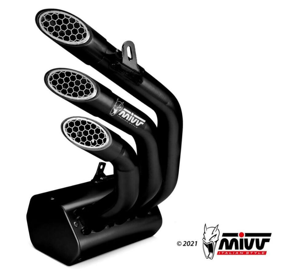 MIVV Speed Edge Black Slip-On Exhaust '17-'23 MV Agusta Brutale