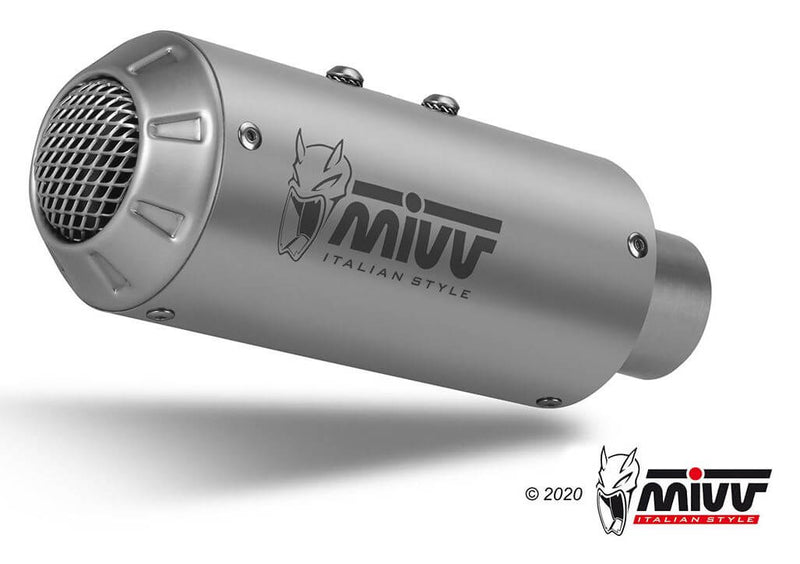 MIVV MK3 Stainless Steel Slip-On Exhaust '17-'20 Suzuki GSX-R 1000