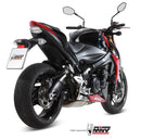 MIVV Double Gun Black Stainless Steel Slip-On Exhaust '15-'20 Suzuki GSX-S 1000/F