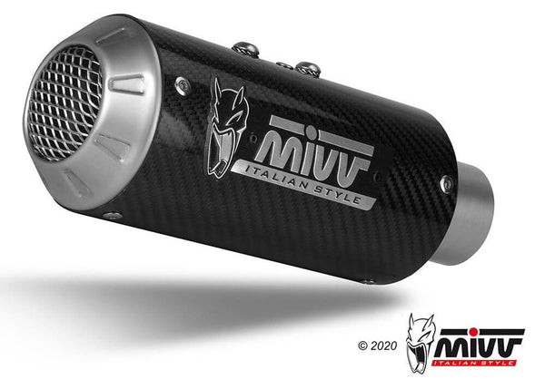 MIVV MK3 Carbon Slip-On Exhaust '19-'23 Suzuki Katana