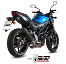 MIVV Oval Carbon Slip-On Exhaust '16-'23 Suzuki SV 650/X