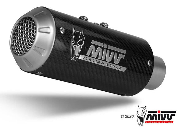 MIVV MK3 Carbon Slip-On Exhaust '18-'20 Triumph Speed Triple 1050 R/S/RS