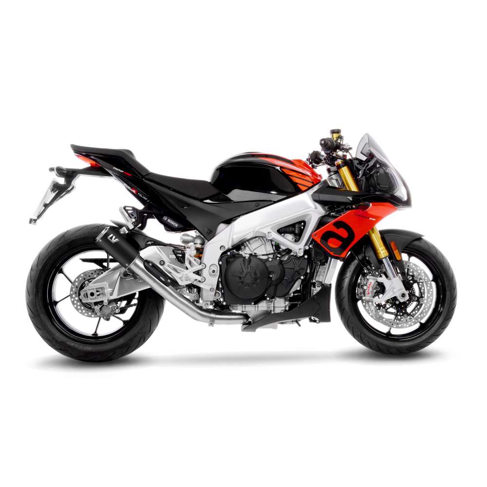 LeoVince LV Corsa Black Edition Slip-On Exhaust 25-26 Aprilia Tuono V4/Factory