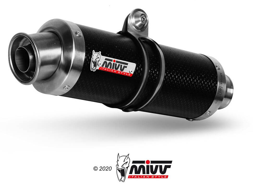MIVV GP Carbon Slip-On Exhaust '06-'16 Yamaha FZ1/Fazer
