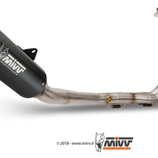 MIVV GP Pro Black Steel Full System Exhaust '14-'20 Yamaha MT/FZ