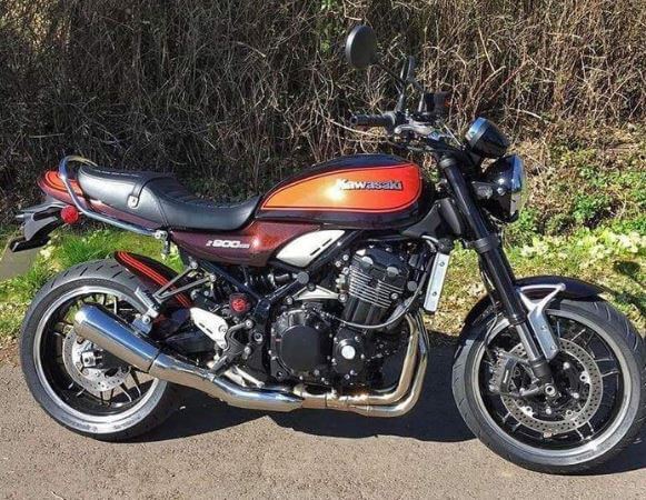 Pyramid Hugger '17-'20 Kawasaki Z900 RS | Candytone Brown/Orange