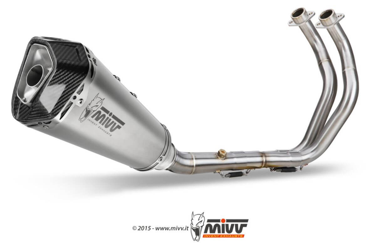 MIVV Delta Race Stainless Steel Full System Exhaust '14-'20 Yamaha MT/FZ-07