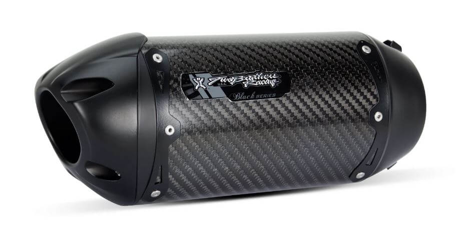 Two Brothers 3K Black Carbon Full Exhaust '18-'23 Kawasaki Ninja 400 / Z400