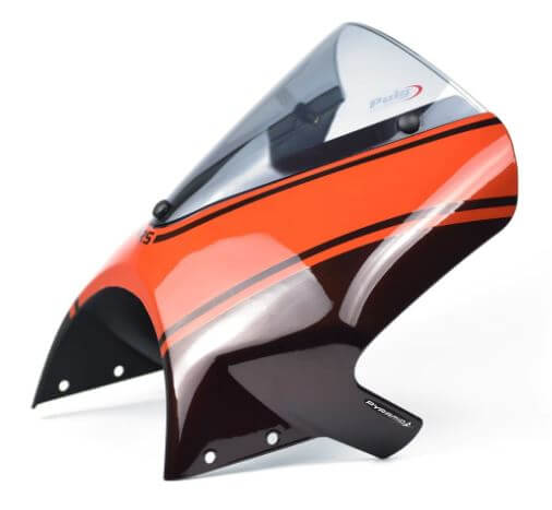 Pyramid Fly Screen '18-'20 Kawasaki Z900 RS | Candytone Brown/Orange