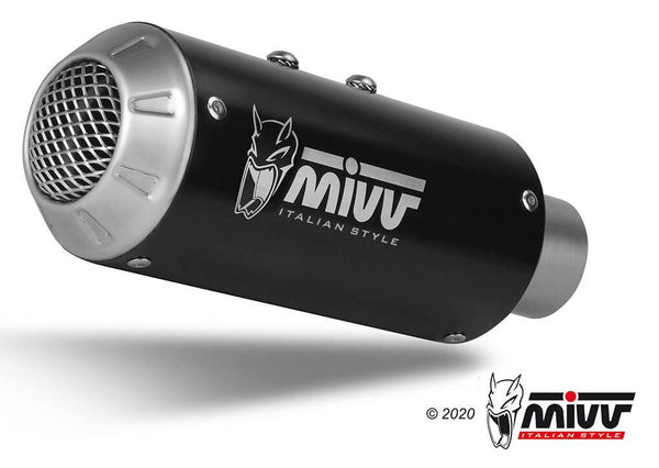 MIVV MK3 Black Stainless Steel Slip-On Exhaust '16-'22 Yamaha MT/FZ-10