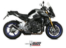 MIVV MK3 Black Stainless Steel Slip-On Exhaust '16-'22 Yamaha MT/FZ-10