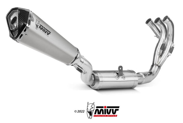 MIVV Delta Race Stainless Steel Full System Exhaust '21-'23 Yamaha Tracer 9/GT