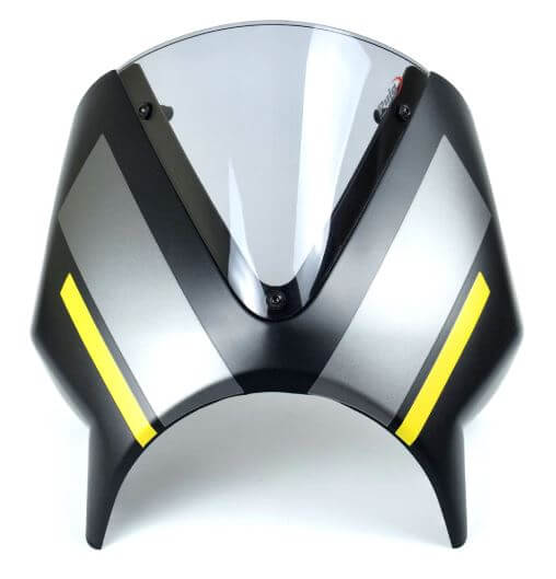 Pyramid Fly Screen '19-'23 Triumph Speed Twin 1200 | Matte Storm Grey