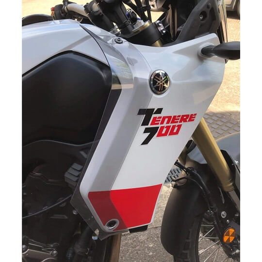 Pyramid Wind Deflectors Yamaha Tenere 700 '19-'23 | Light Smoke