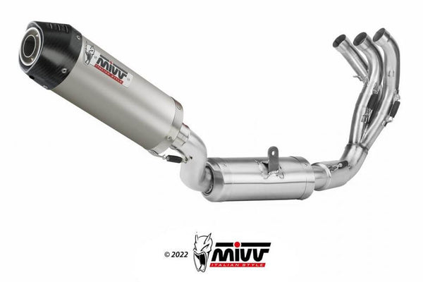 MIVV Oval Titanium Full System Exhaust '21-'23 Yamaha Tracer 9/GT