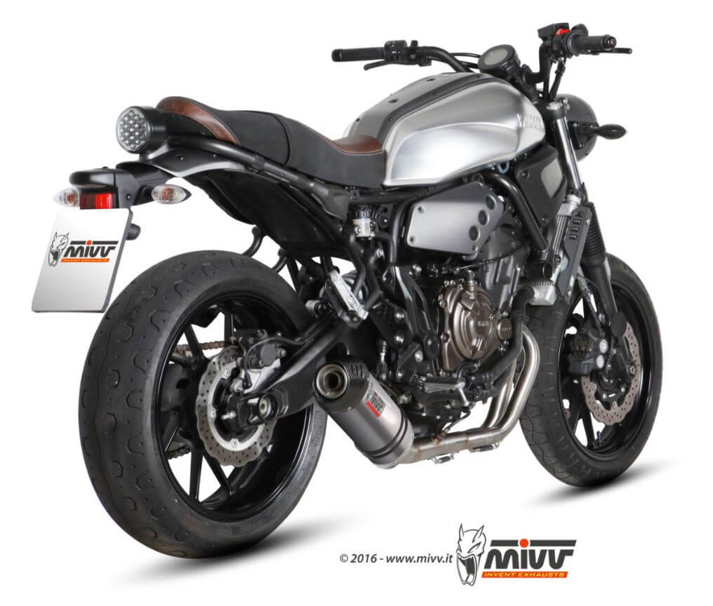 ヤマハ Spark Triple Exit Full Exhaust 21-24 Yamaha MT-09/XSR900 | Black Ceram