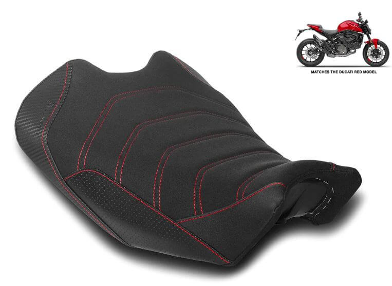 LuiMoto Cafe Grezzo Rider Seat Cover '21-'23 Ducati Monster 937/950