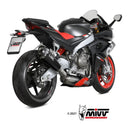 MIVV Delta Race Carbon Stainless Steel Full System Exhaust '20-'23 Aprilia RS 660