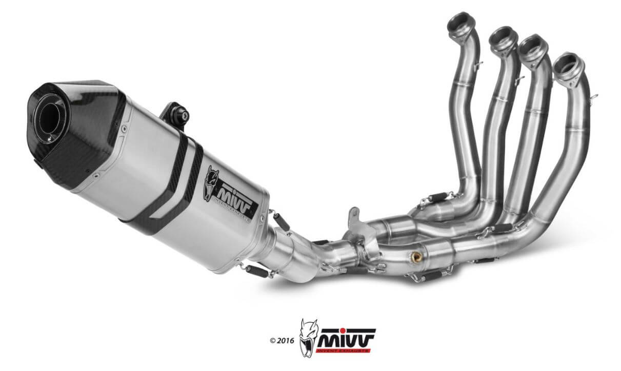 MIVV Speed Edge Stainless Steel Full System Exhaust '15-'22 Yamaha R1