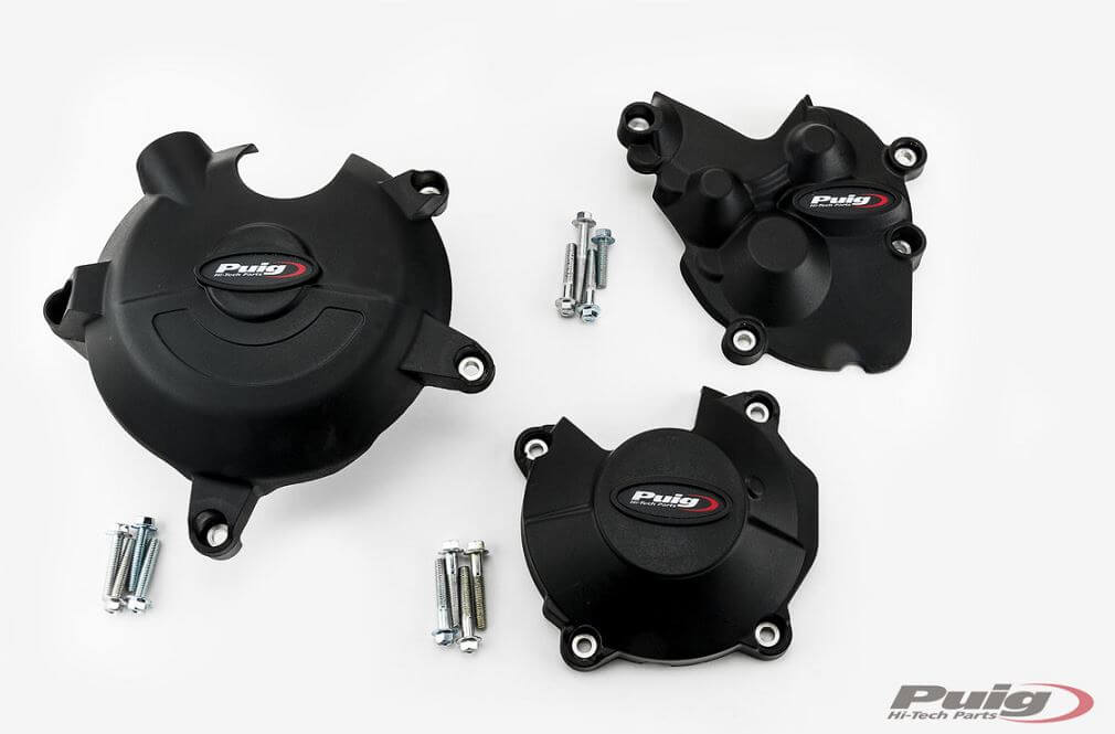 Puig Engine Protective Cover '09-'24 Kawasaki ZX-6R