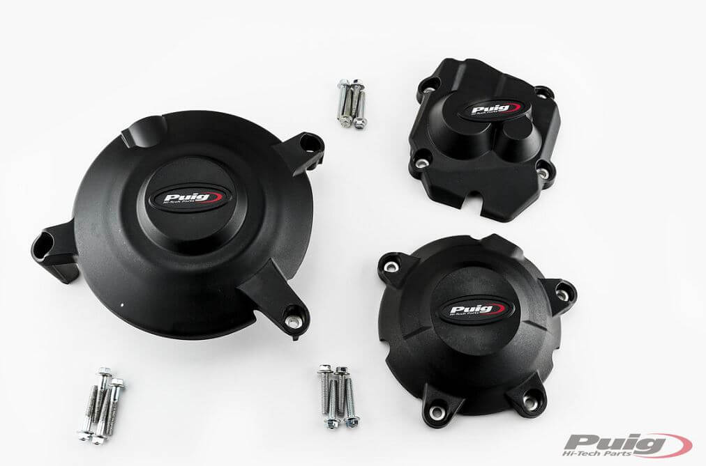 Puig Engine Protective Covers '11-'24 Kawasaki ZX-10R