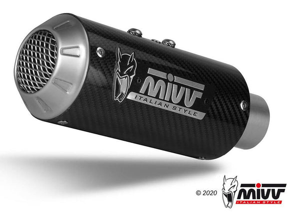 MIVV MK3 Carbon Slip-On Exhaust '15-'22 Yamaha R1