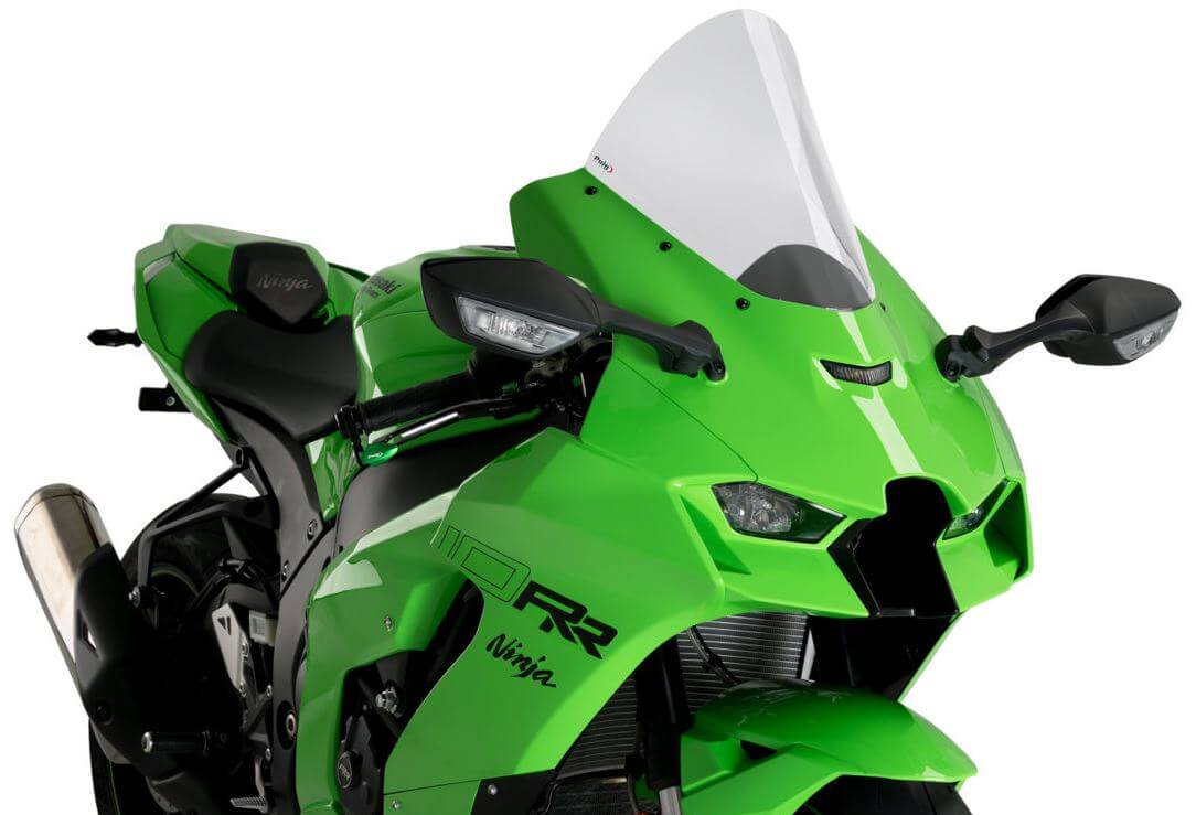 Puig R-Racer Windscreen for '21-'23 Kawasaki ZX-10R
