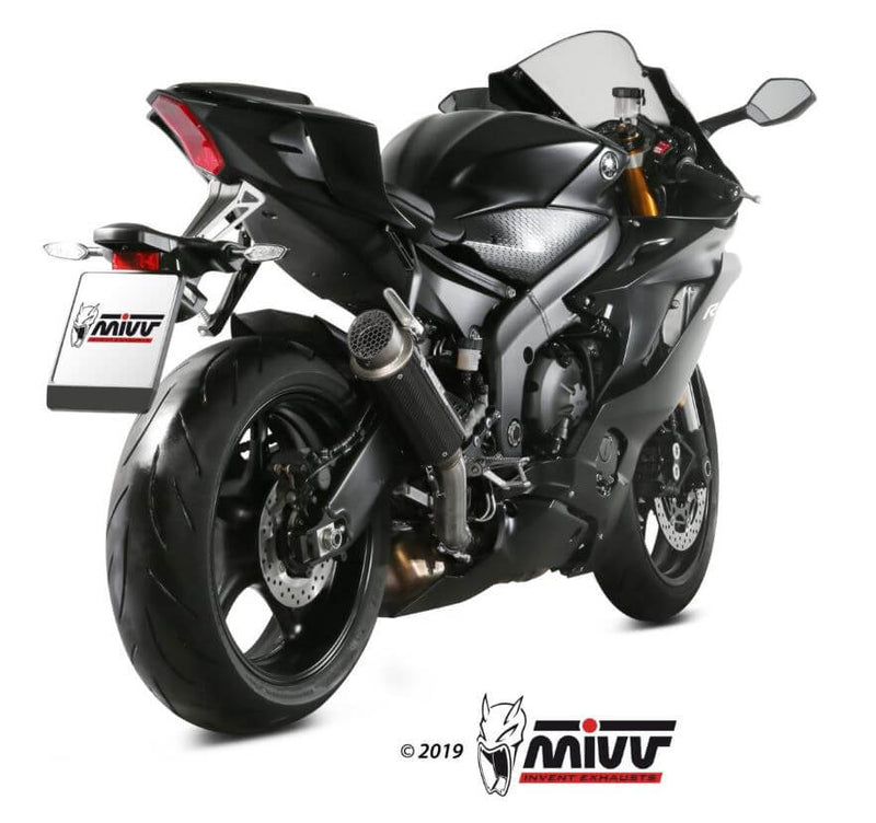 MIVV GP Pro Carbon Slip-On Exhaust '17-'21 Yamaha R6