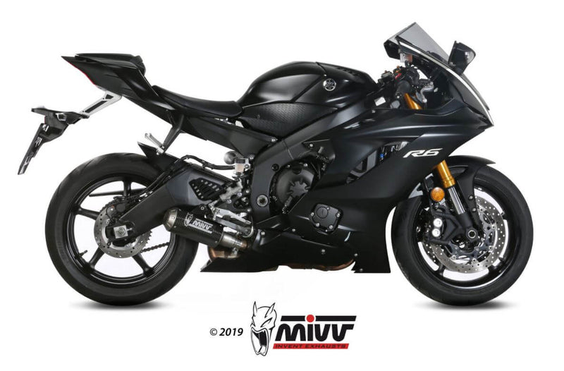 MIVV MK3 Carbon Slip-On Exhaust '17-'21 Yamaha R6