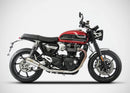 ZARD 2-in-1 Stainless Steel SP Full Exhaust '19-'23 Triumph Speed Twin 1200, Thruxton R/RS