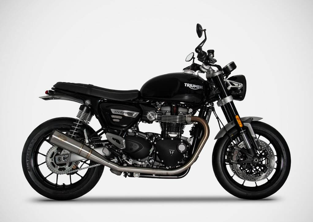 ZARD Conical Slip-On Exhaust 21-24 Triumph Thruxton R/RS, 21-24 Speed Twin 1200