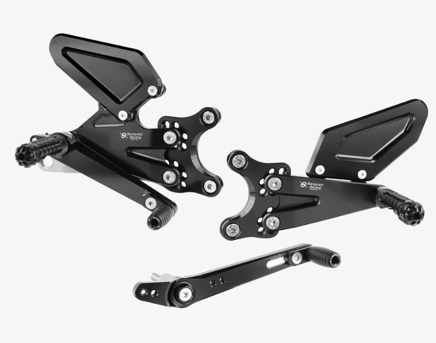 Bonamici Adjustable Rearsets 23-25 Triumph 765 R/RS/Moto2