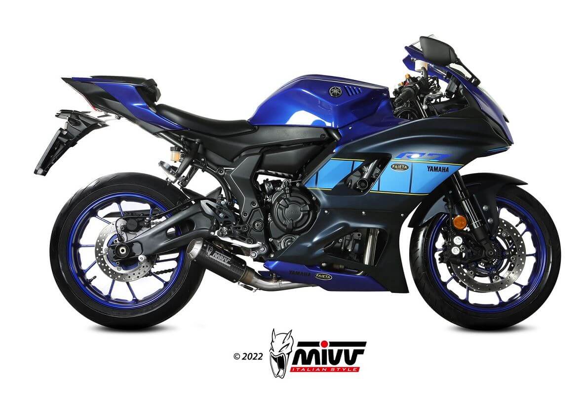MIVV MK3 Carbon Full Exhaust '22-'23 Yamaha R7