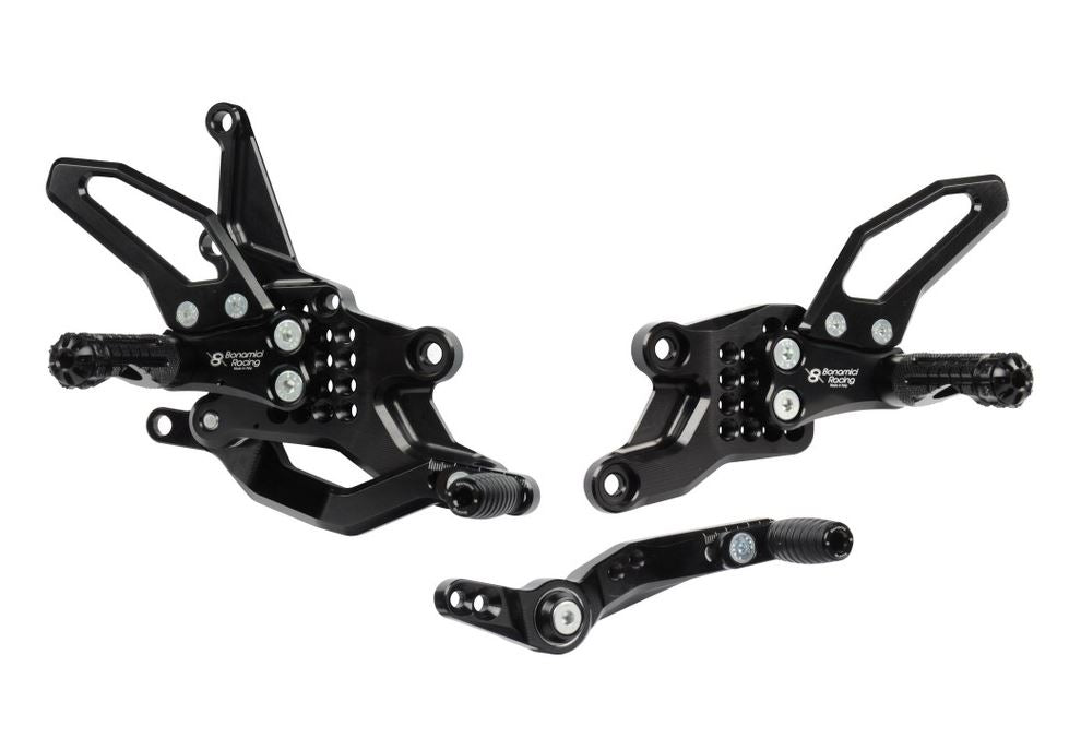 Bonamici Adjustable Rearsets 21-24 Yamaha YZF-R7