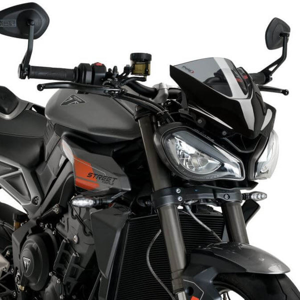 ST様3点 Puig New Generation Naked Windscreen '23-'24 Triumph Street Triple