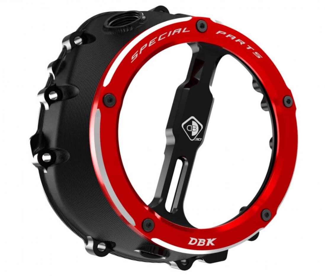 DBK 3D-EVO Clear Clutch Cover '19-'23 BMW S1000RR, '21-'23 M1000R/RR, '21-'23 S1000R/XR