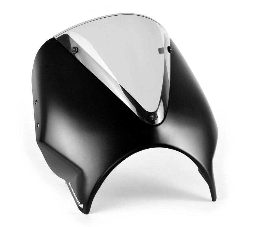 Pyramid Fly Screen '21-'23 Triumph Trident 660 | Matt Jet Black