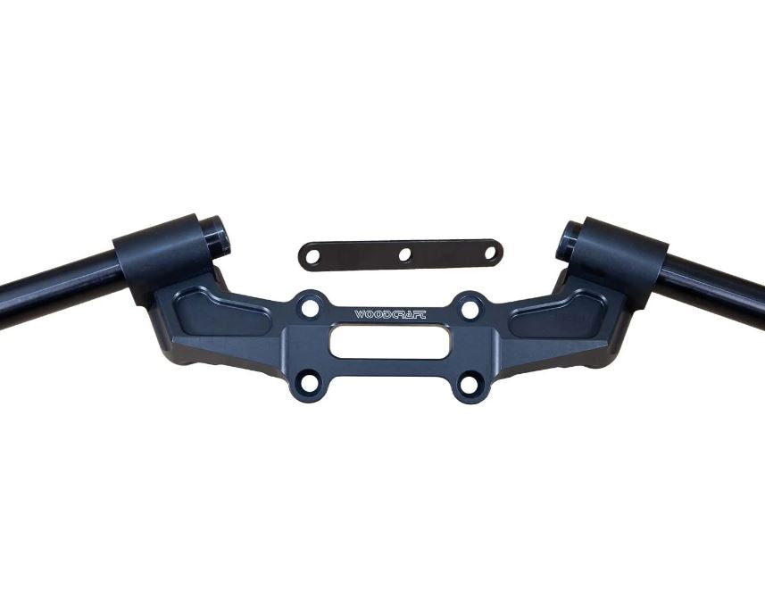 Woodcraft Clip-On Adapter Plate Riser Kit Complete W/Risers, Gauge Relocation '18-'22 Yamaha XSR700