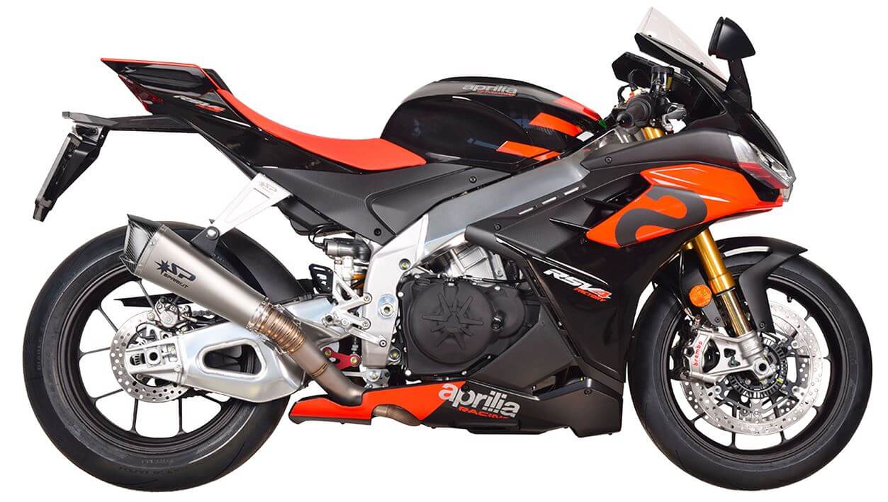 Spark KONIX EVO Titanium Slip-On Exhaust 21-25 Aprilia RSV4/Factory, 21-25 Tuono V4/Factory