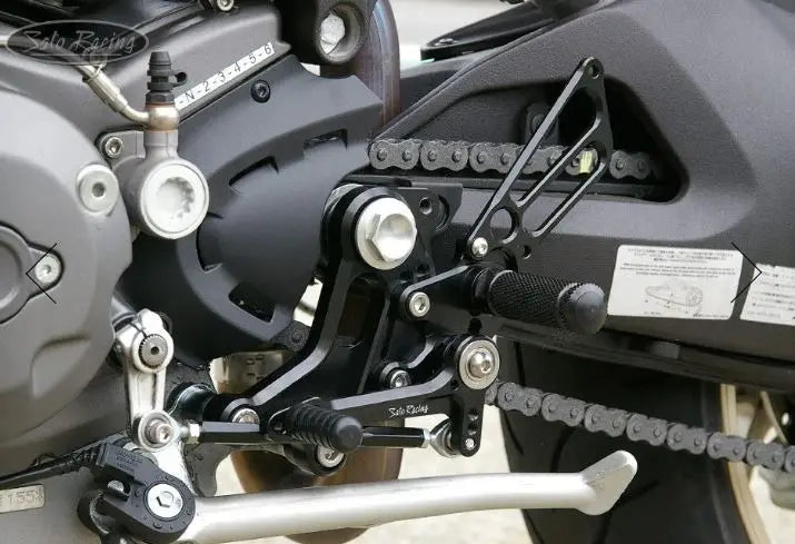 Sato Racing Adjustable Rearsets '08-'14 Ducati Monster 696 / ABS