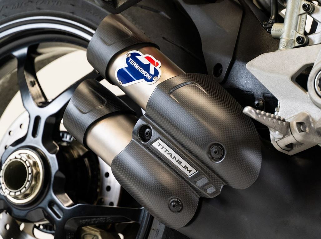 ducati ss950s 950テルミニョーニ製 Termignoni Double Silencer Slip-On Exhaust 21- Ducati