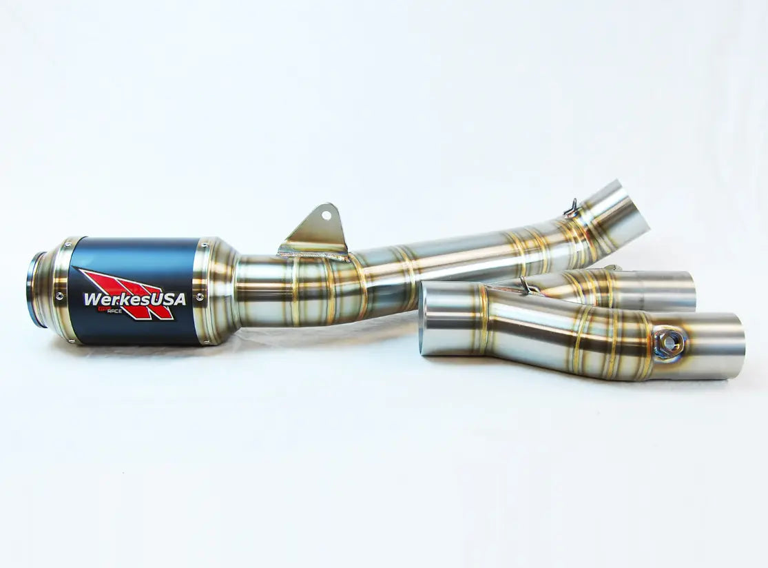 Competition Werkes GP Race Stainless Steel Slip-On Exhaust 15-26 Yamaha YZF R1/R1M/R1S
