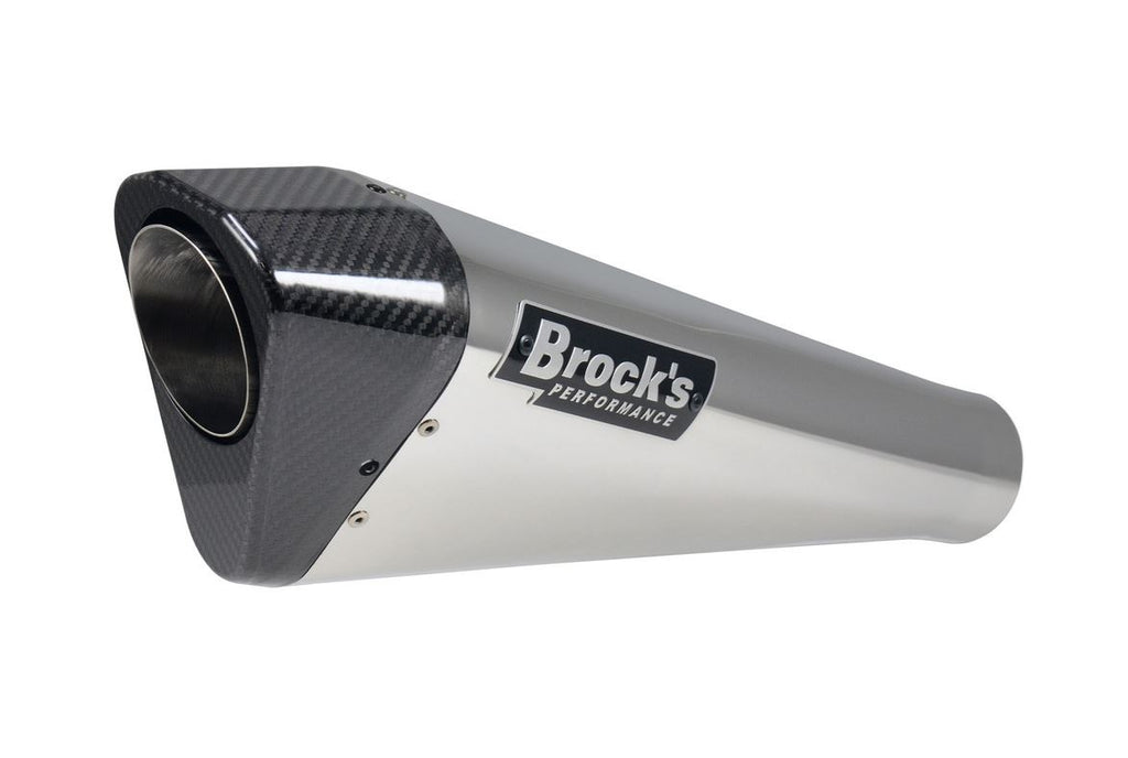 Brock Performance Single Penta-Carbon Full Exhaust 20-24 Kawasaki Z H2