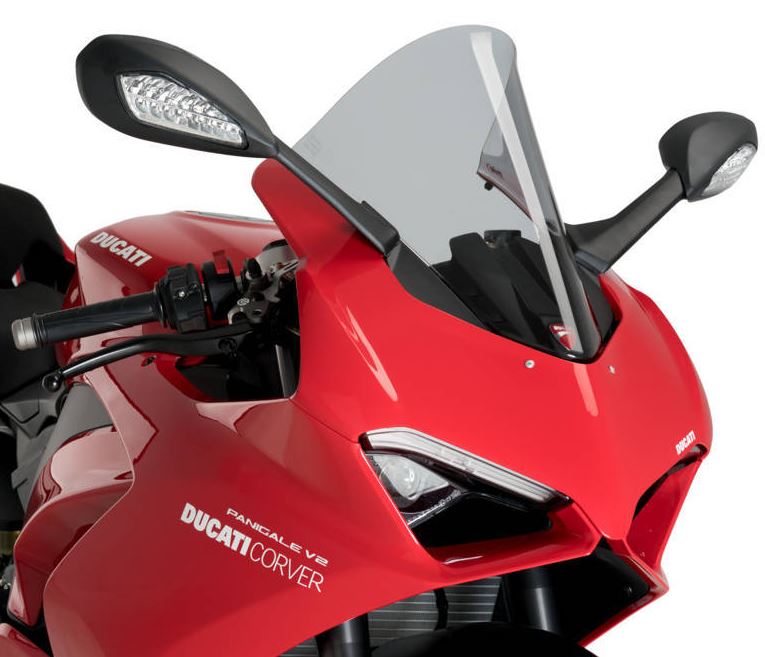 Buy Puig R-Racer Windscreen for Ducati Panigale V2, Panigale V4