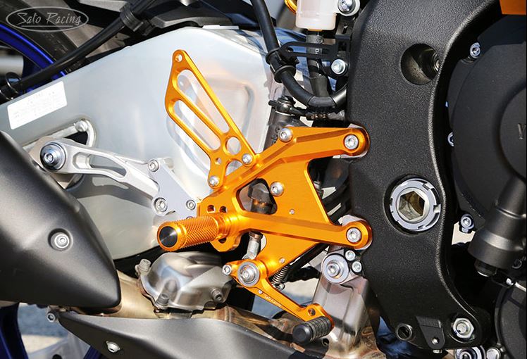Sato Racing Adjustable Rearsets 17-23 Yamaha MT-10