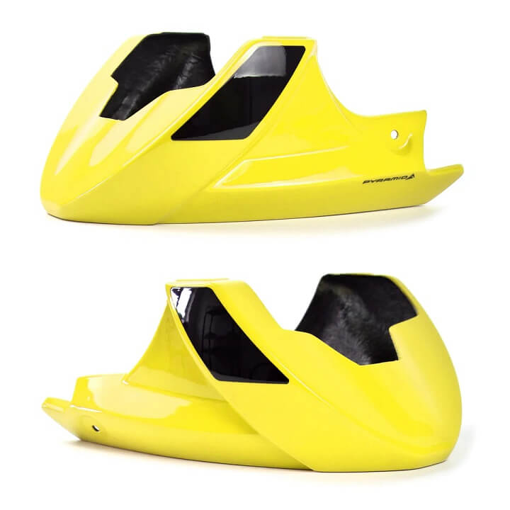 Pyramid Belly Pan Honda Grom '21-'23 | Pearl Queen Bee Yellow