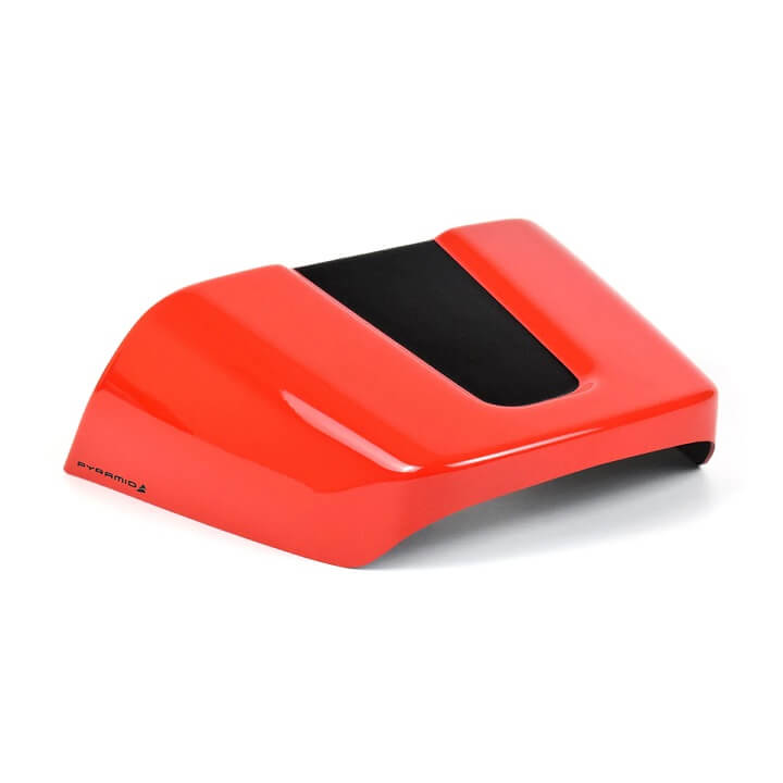 Pyramid Seat Cowl Honda Grom '21-'23 | Gayety Red/Gloss Black