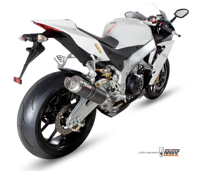 MIVV GP Carbon Slip-On Exhaust '09-'16 Aprilia RSV4/Tuono V4